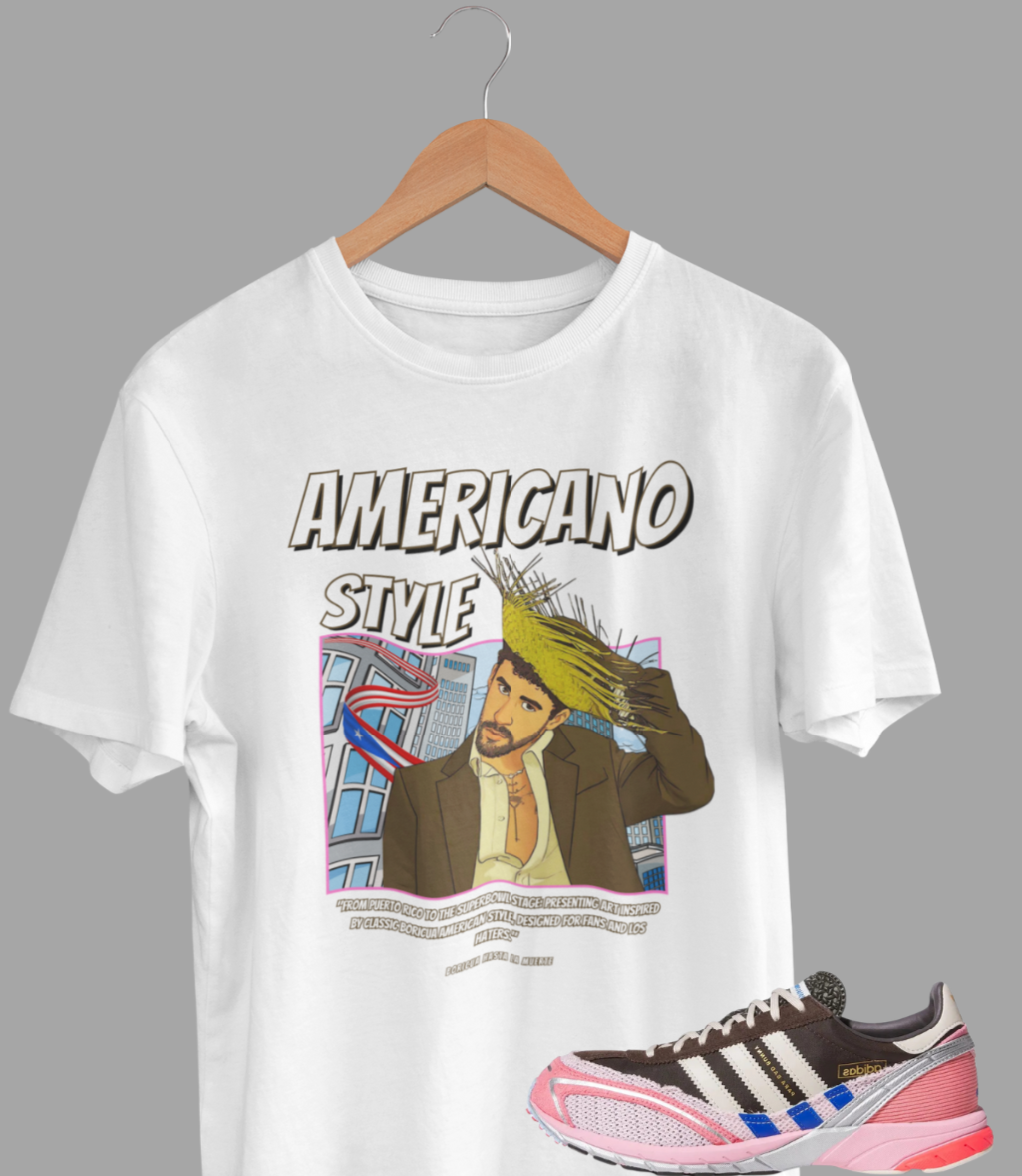 Bad Bunny Comic Book Shirt, Matches Adidas Adizero SL72 Sneakers, Benito Ocasio Martinez Fan Art Hoodie, Sneaker Match Shirt, Benito Bowl