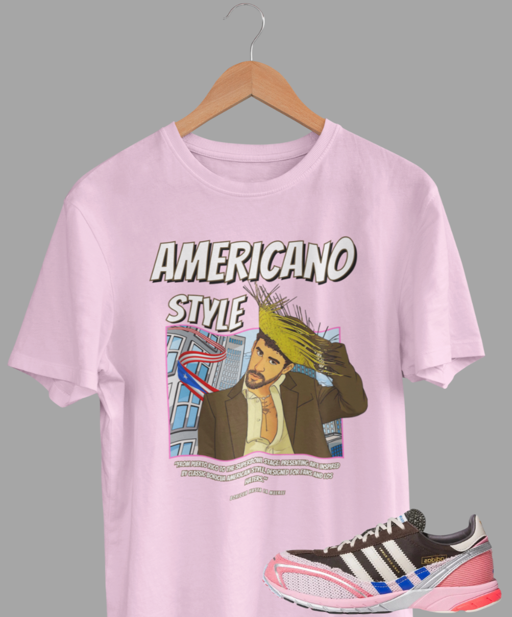 Bad Bunny Comic Book Shirt, Matches Adidas Adizero SL72 Sneakers, Benito Ocasio Martinez Fan Art Hoodie, Sneaker Match Shirt, Benito Bowl