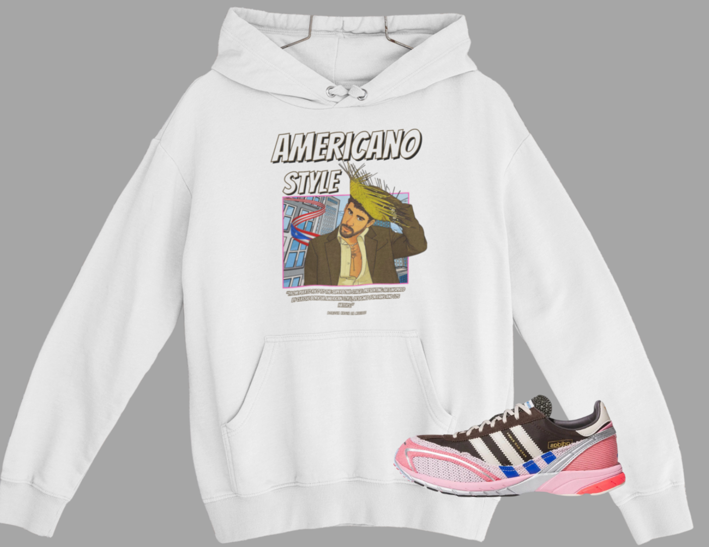 Bad Bunny Comic Book Shirt, Matches Adidas Adizero SL72 Sneakers, Benito Ocasio Martinez Fan Art Hoodie, Sneaker Match Shirt, Benito Bowl