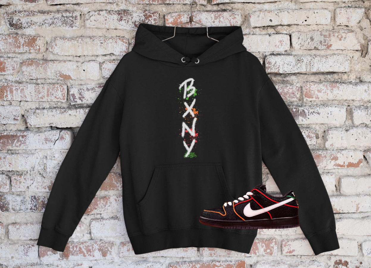 Bronx NY Hoodie, Matches Dunk Low Bronx Girls Skate Sneakers