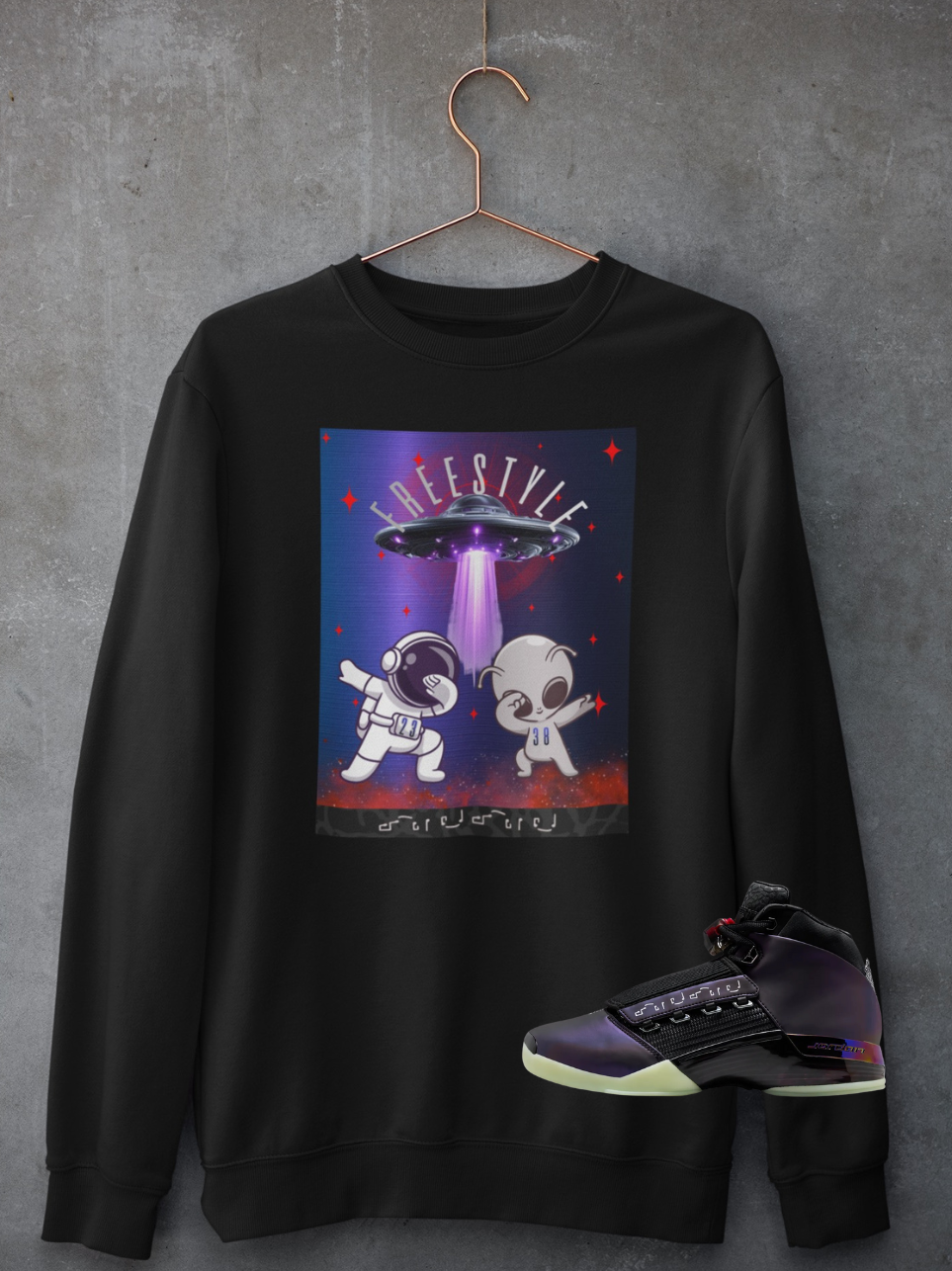 Glow In The Dark Hoodie, Matches Doernbecher 17 Sneakers