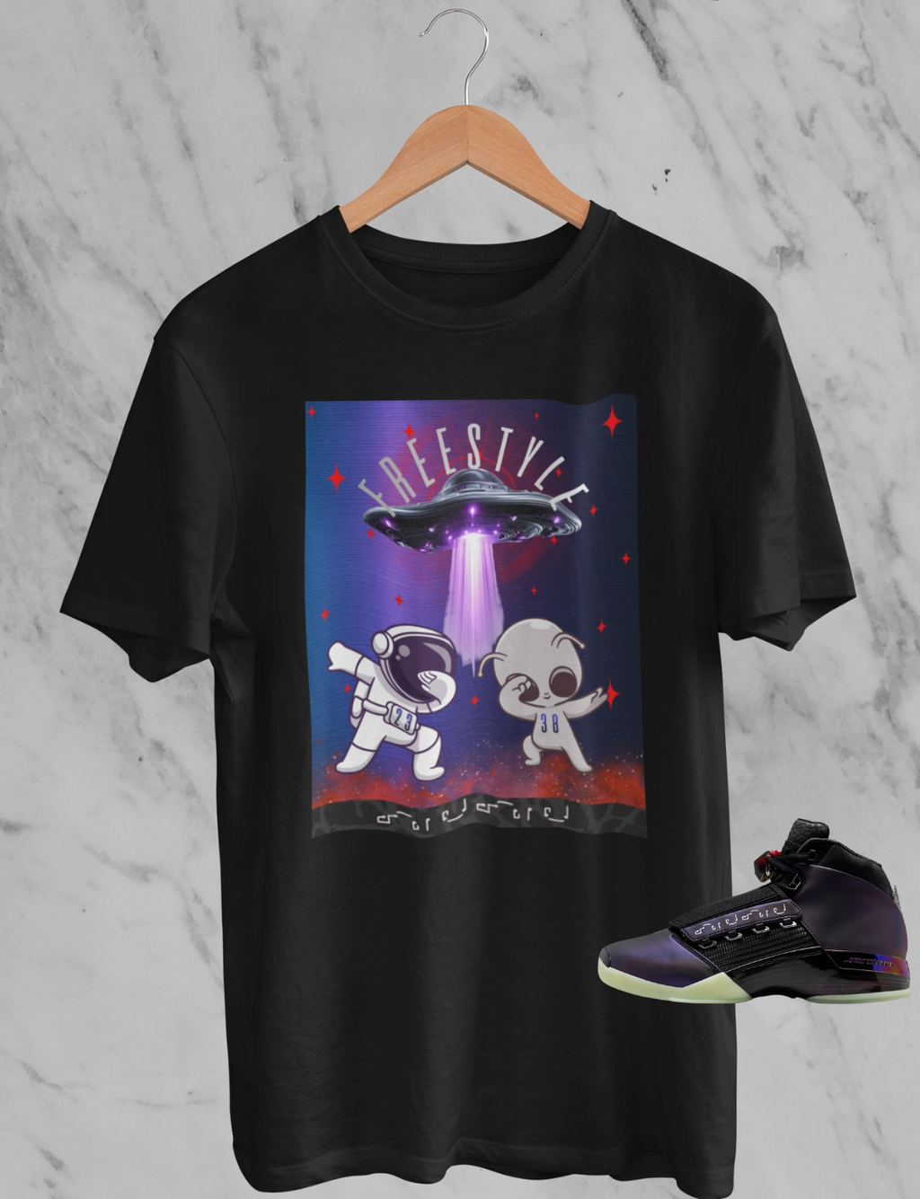 Glow In The Dark Hoodie, Matches Doernbecher 17 Sneakers
