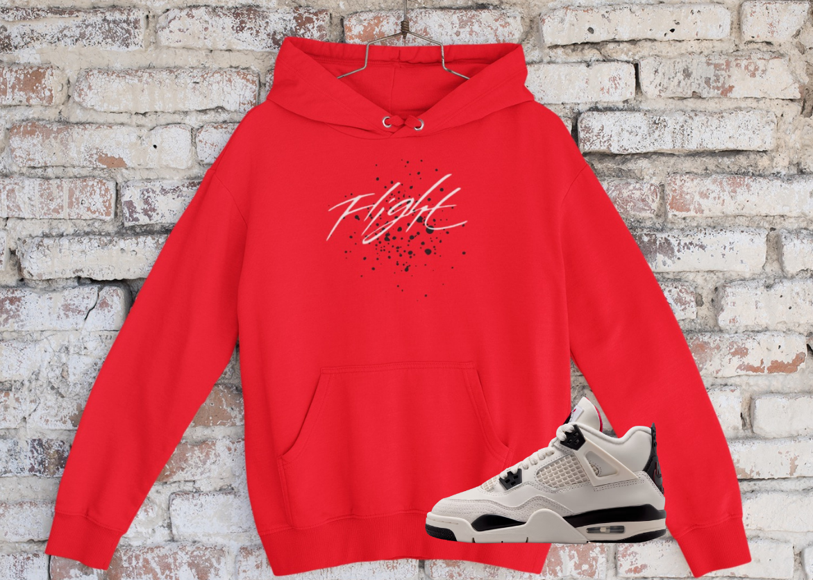 Flight Hoodie, Matches Air 4's Flight Club Sneakers