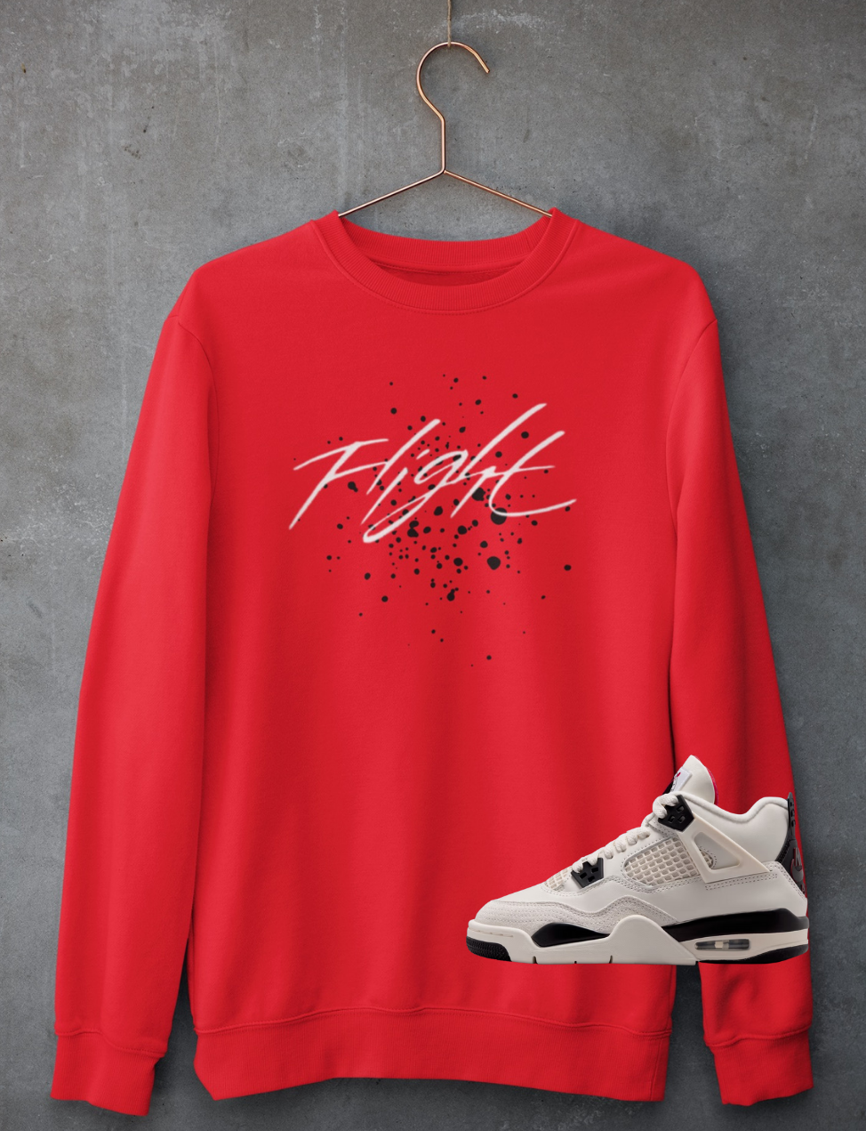 Flight Hoodie, Matches Air 4's Flight Club Sneakers