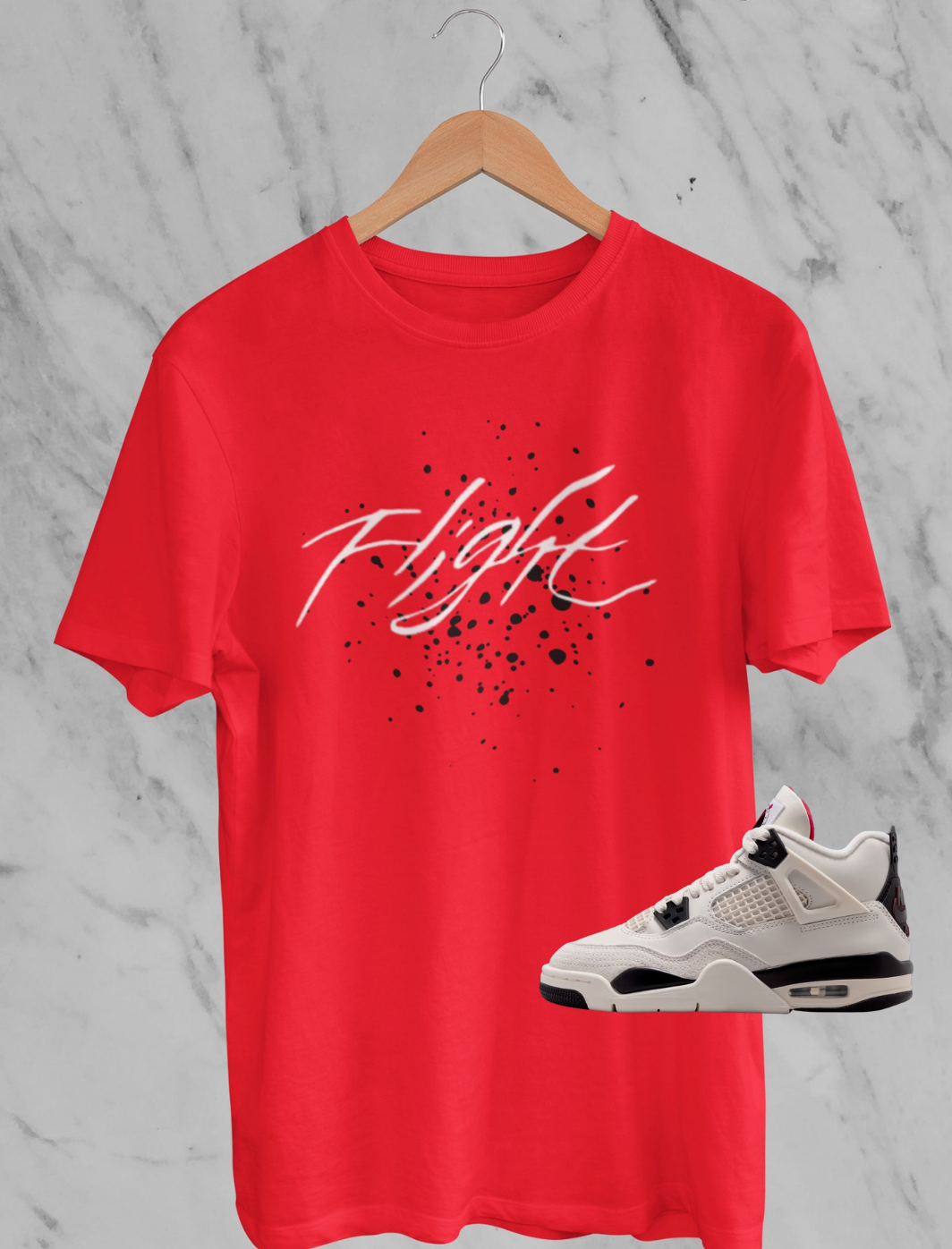 Flight Hoodie, Matches Air 4's Flight Club Sneakers