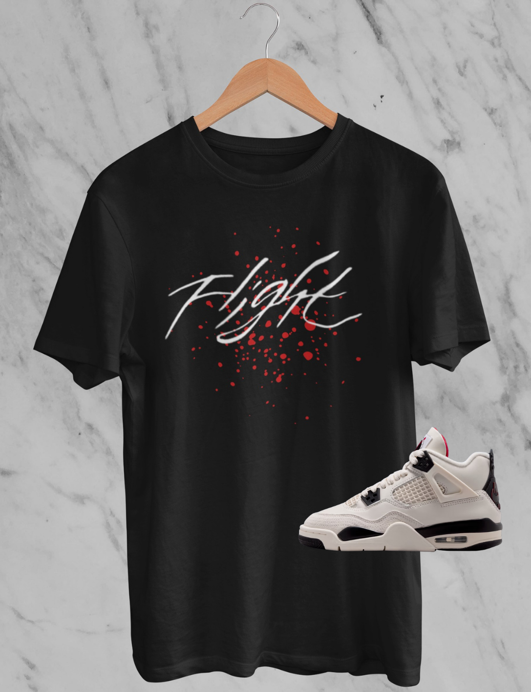 Flight Hoodie, Matches Air 4's Flight Club Sneakers