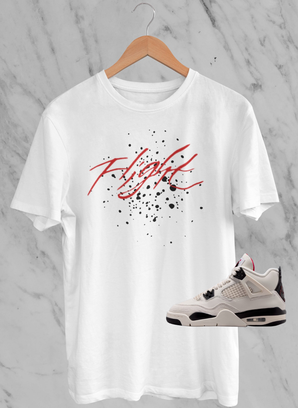 Flight Hoodie, Matches Air 4's Flight Club Sneakers