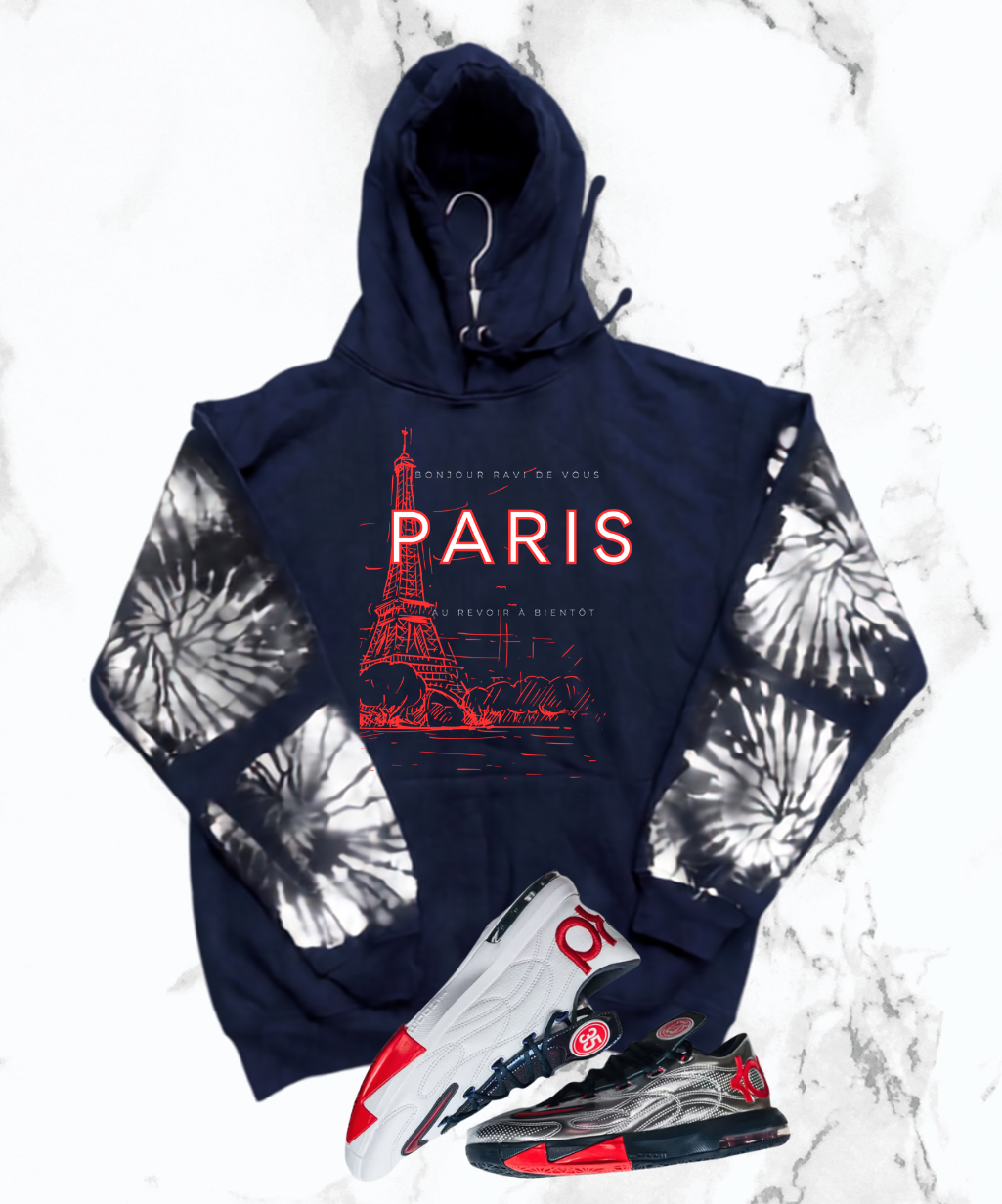 Metallic Paris Sweatsuit, Matches KD 6 Silver and White Sneakers