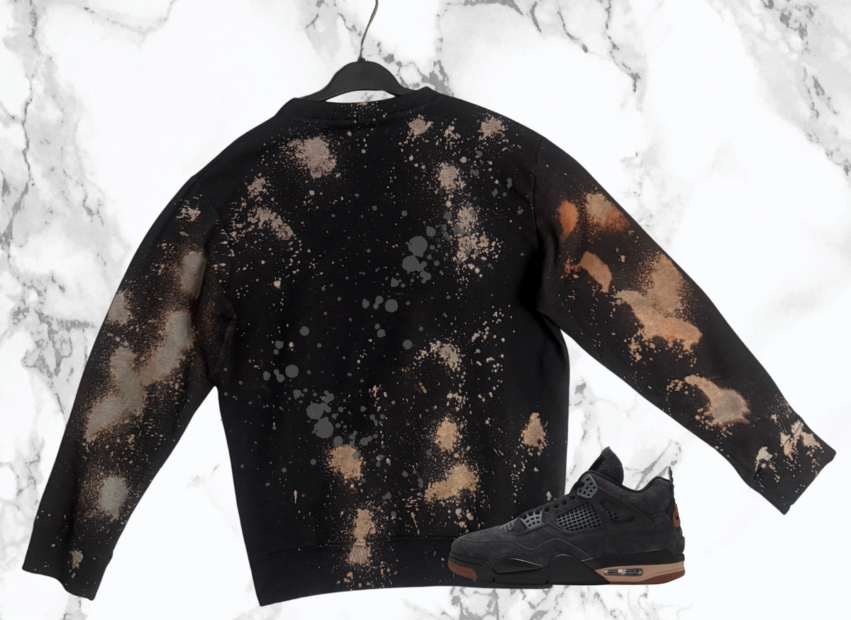 Color Distressed London Shirt, Matches AJ 4 London Sneakers