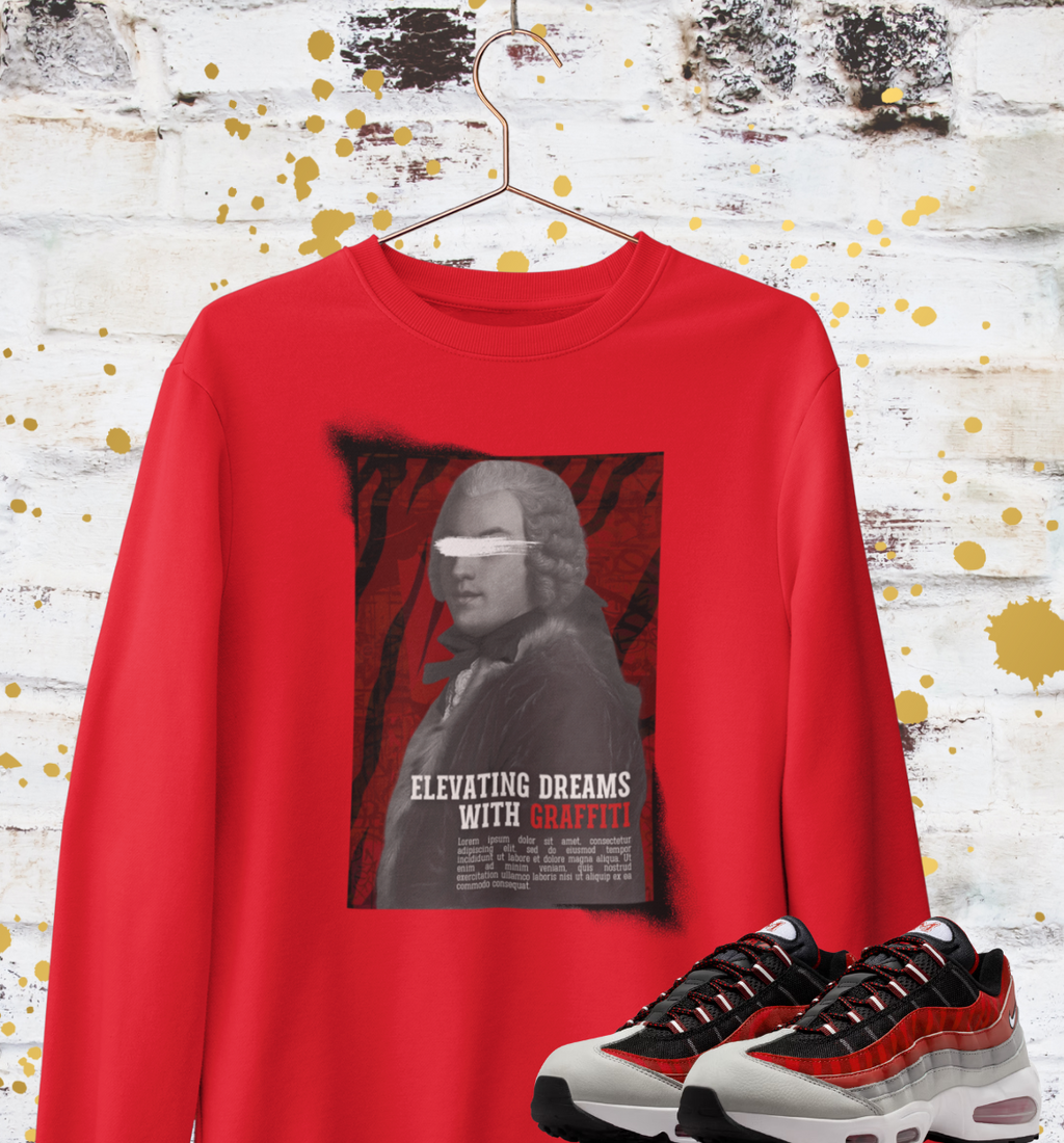 Graffiti Hoodie, Matches Airmax 95's Yardhouse Morehouse Sneakers, Tiger Stripe Graphic, Sneaker Match Shirt, Retro 95's Shirt