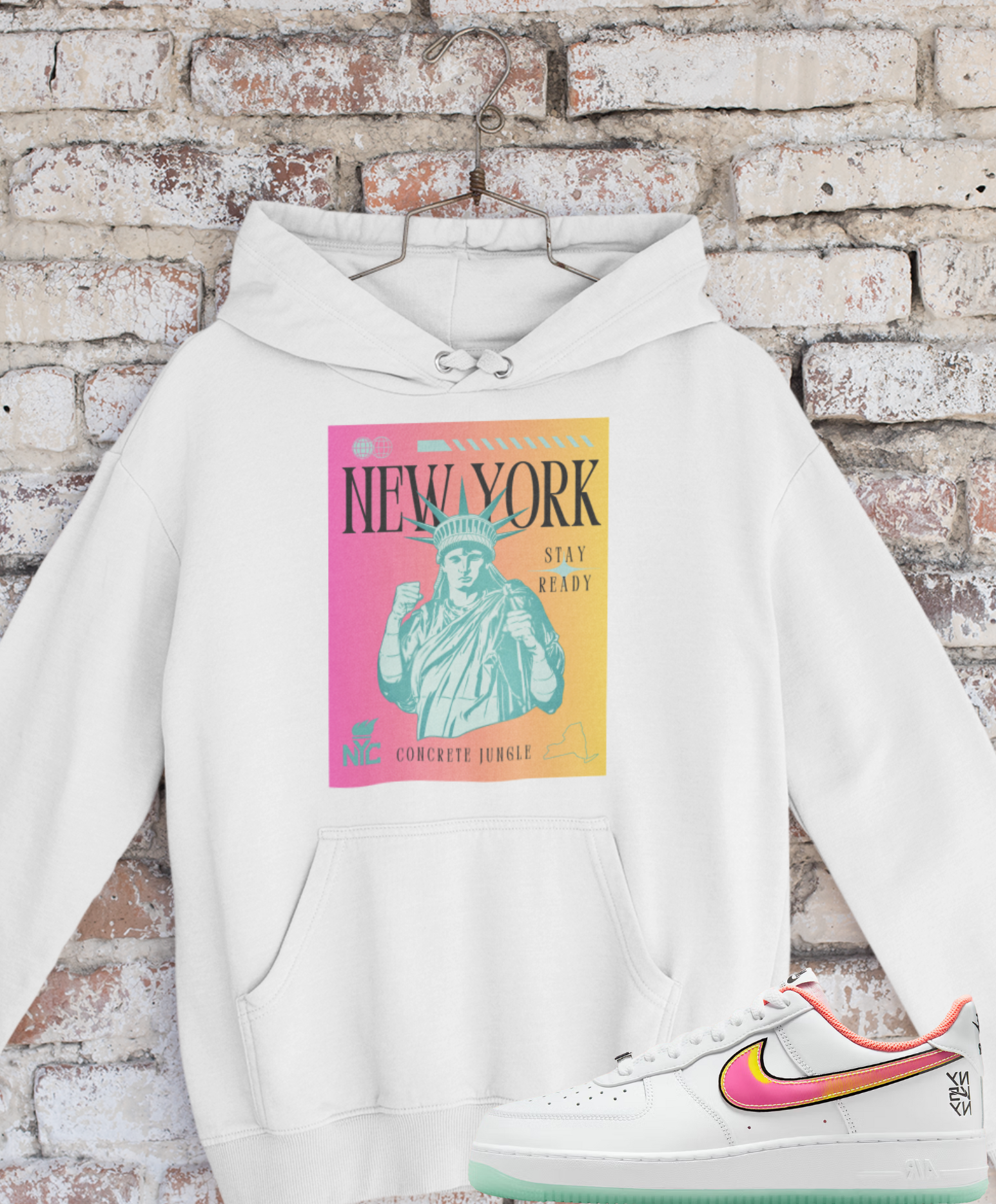 New York Shirt, Matches NY Uptown Sneakers