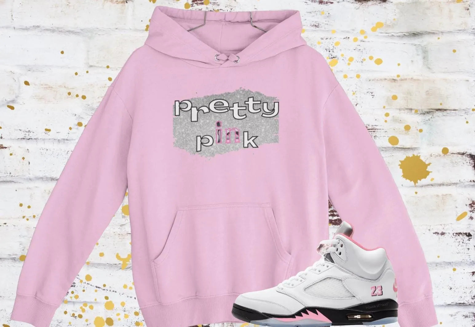 Air 5s Pink Hoodie: Matches Air 5's 35th Anniversary Sneakers