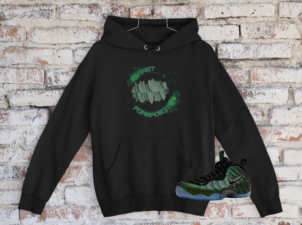 Foamposite Hoodie, Matches Foamposite Pro Pine Green Sneakers, Outer Space Shirt
