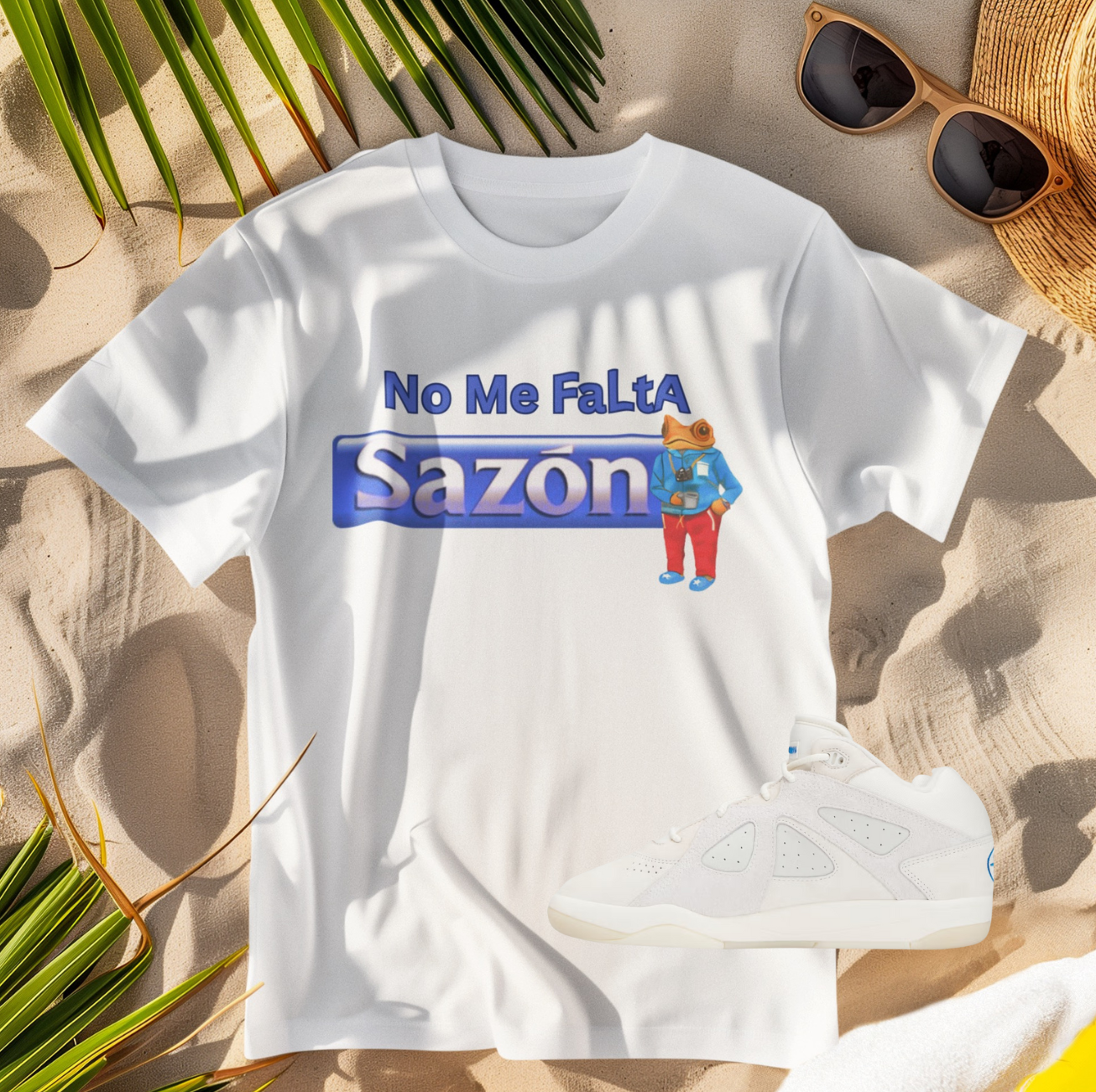 Benito Sazon Shirt, Matches Badbo 1.0 Bunny Sneakers