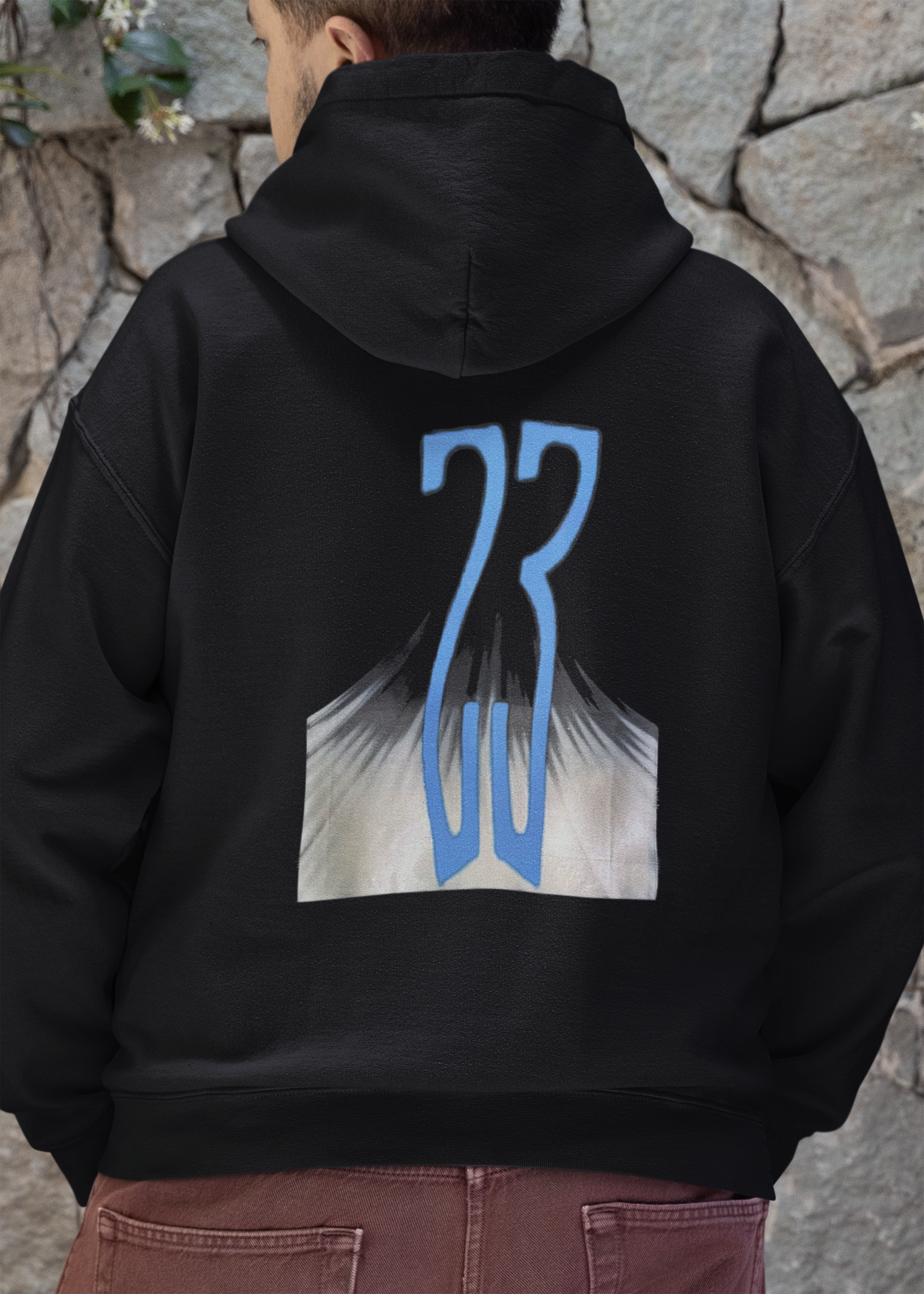 Metallic 23 Shirt, Matches Air 14's University Blue Sneakers