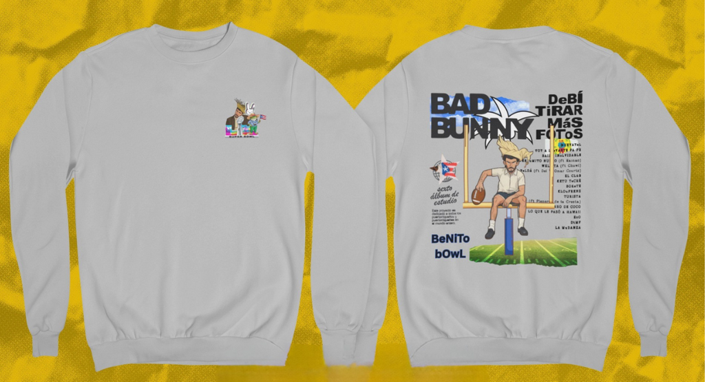 Benito Bowl Shirt, Super Bowl 2026 Sweatshirt, Front and Back Graphic