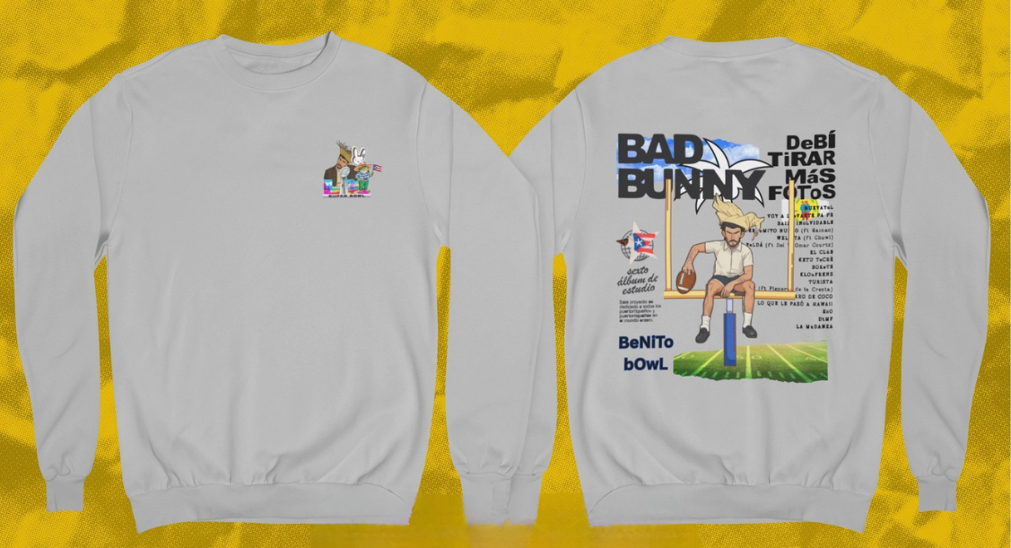 Benito Bowl Shirt, Super Bowl 2026 Sweatshirt, Front and Back Graphic