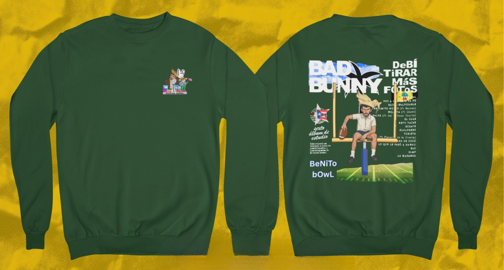 Benito Bowl Shirt, Super Bowl 2026 Sweatshirt, Front and Back Graphic