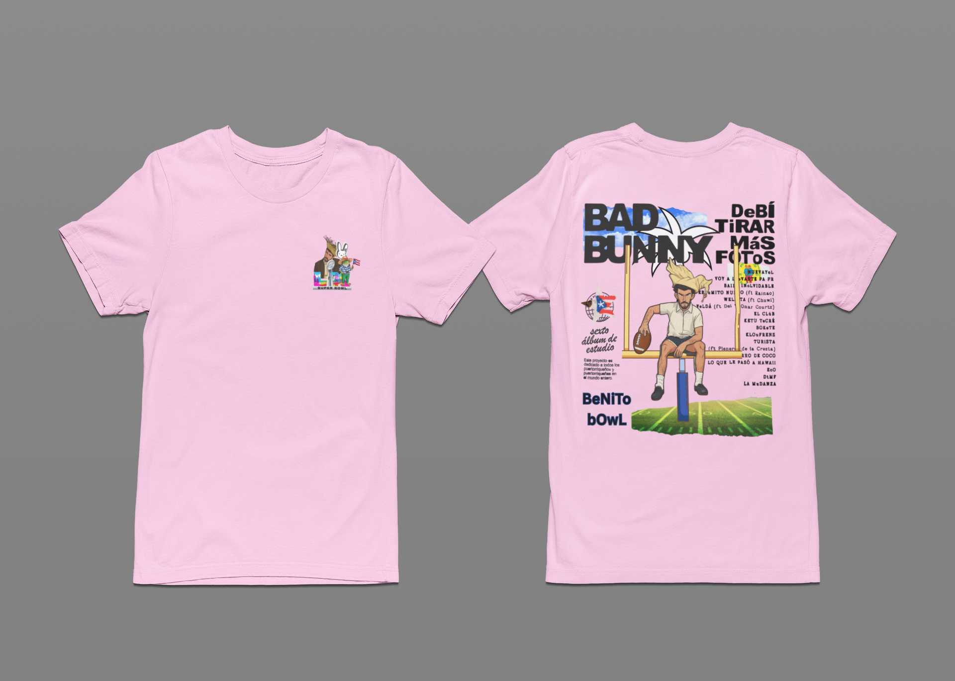 Benito Bowl Shirt, Super Bowl 2026 Sweatshirt, Front and Back Graphic