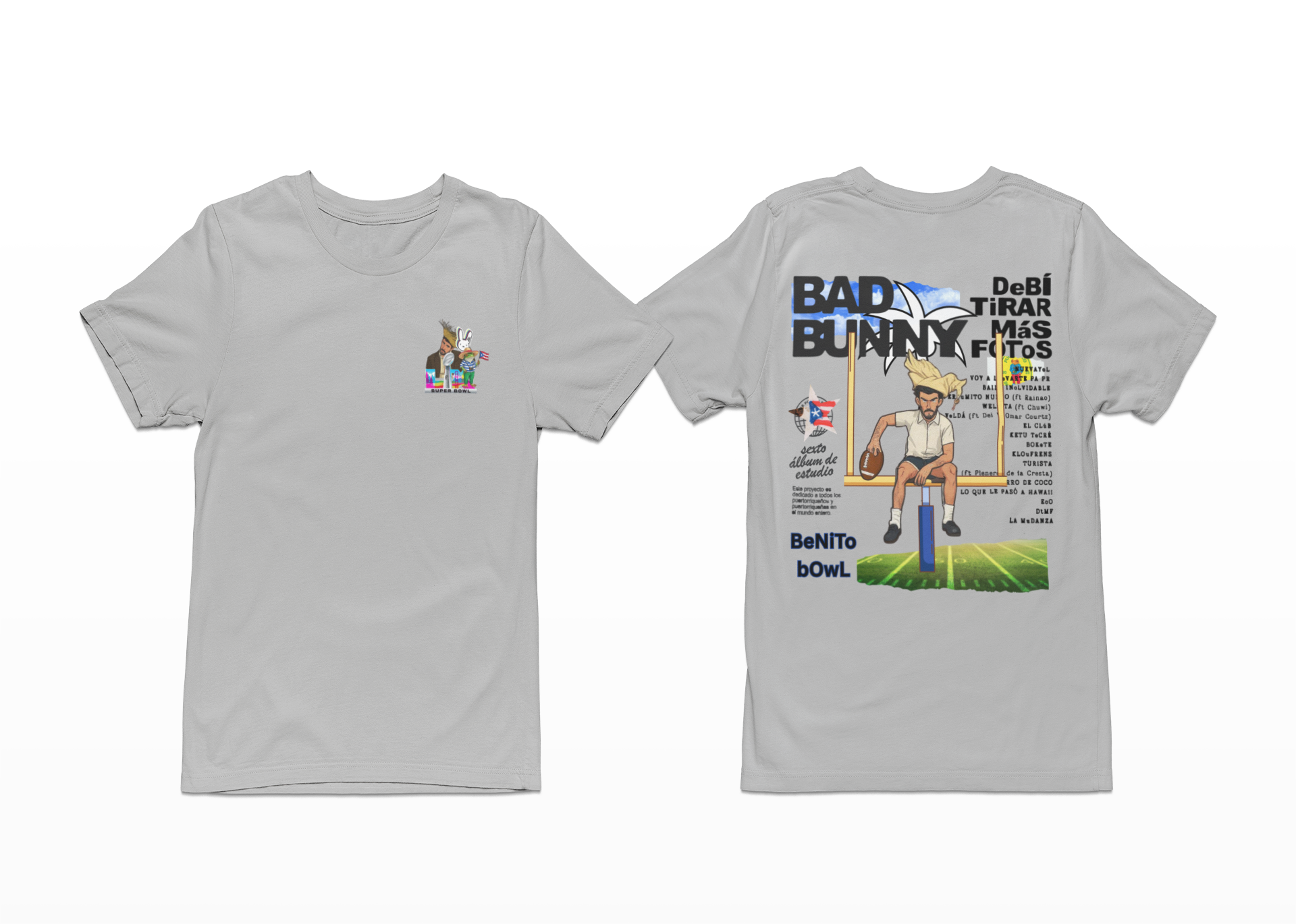 Benito Bowl Shirt, Super Bowl 2026 Sweatshirt, Front and Back Graphic