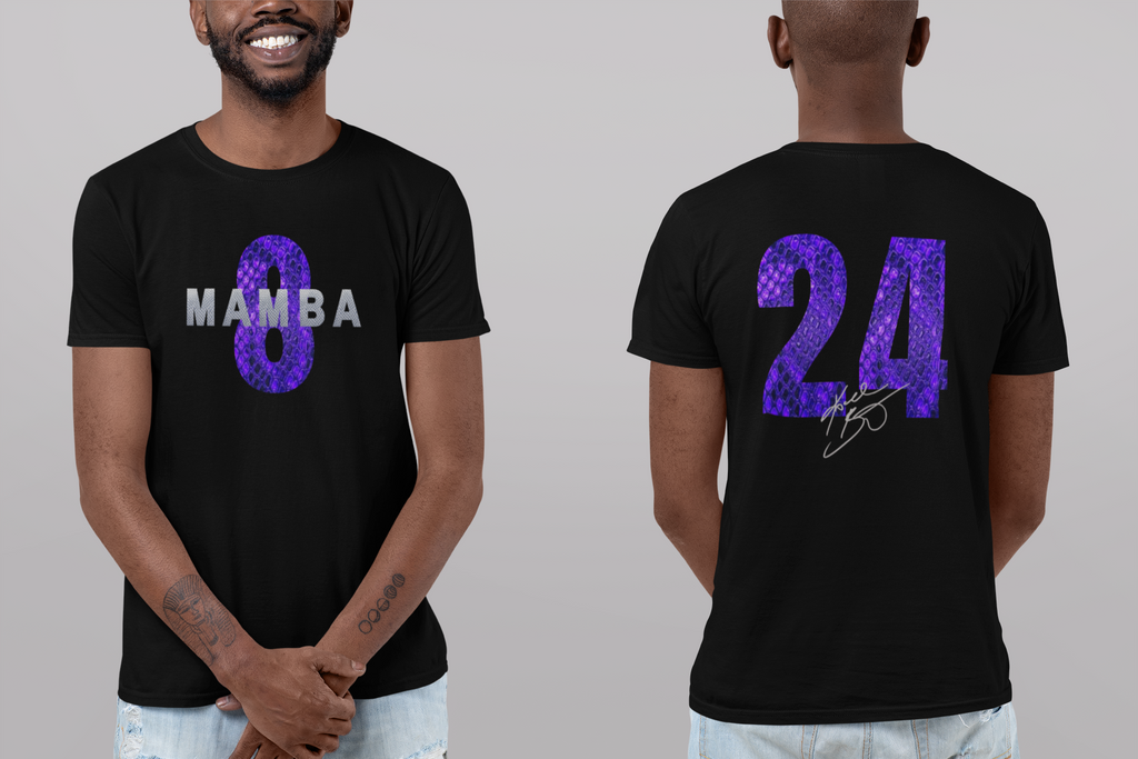 Mamba Snake Skin Graphic Hoodie, Matches Kobe AF1 Court Purple Sneakers, Kobe Bryant Fan Art Shirt, 8/24 Front & Back Number Graphic