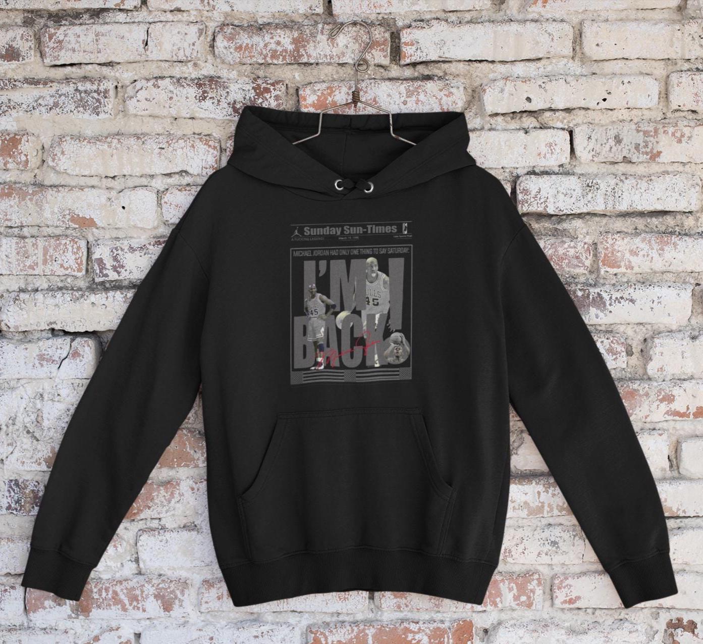 Retro Michael Jordan Newspaper Shirt, Matches Air 10s Shadow Sneakers