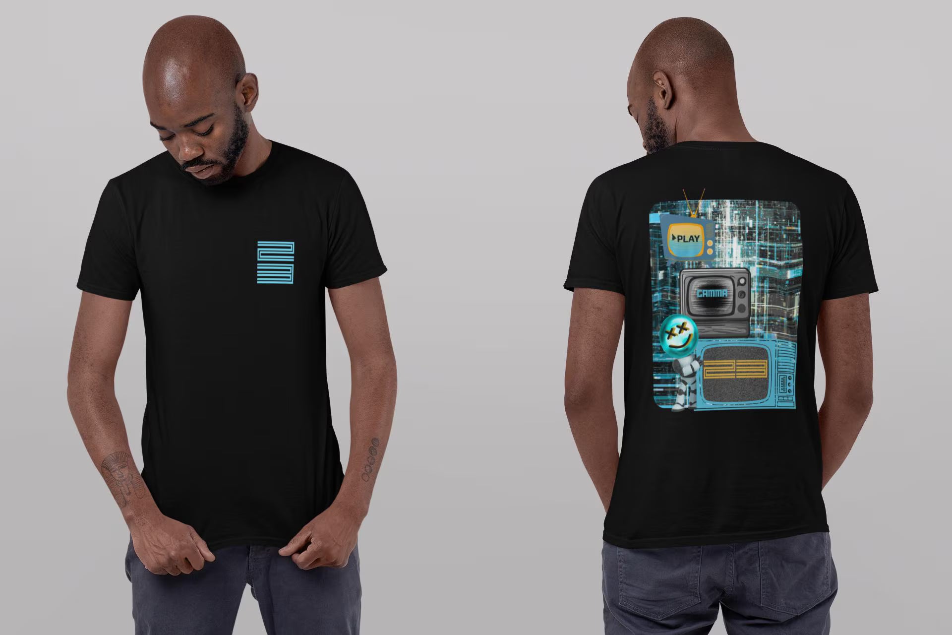 Gamma Eleven's Hoodie, Matches Retro Air 11's Gamma Sneakers, Front & Back Graphic Shirt