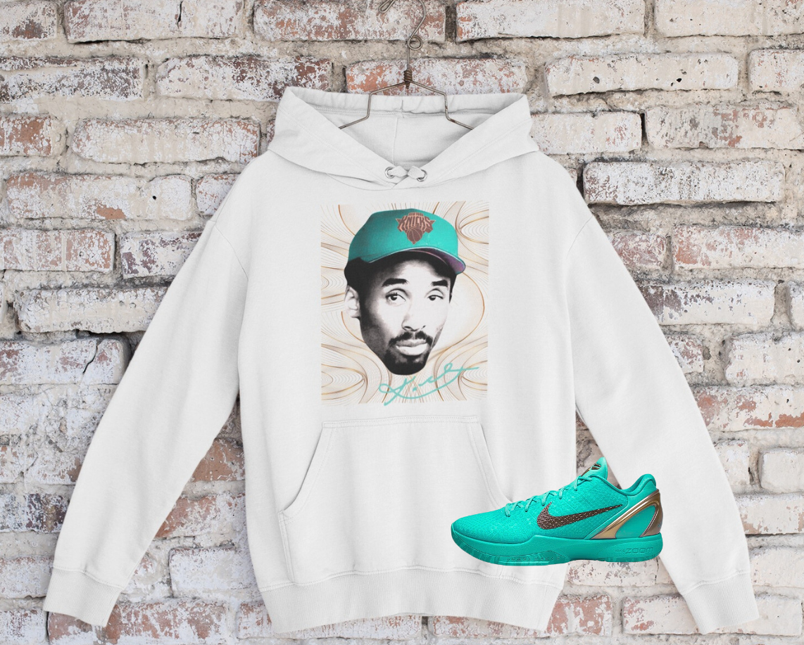 Knicks Kobe Head Hoodie, Matches Kobe Protro 6 Statue of Liberty Sneakers
