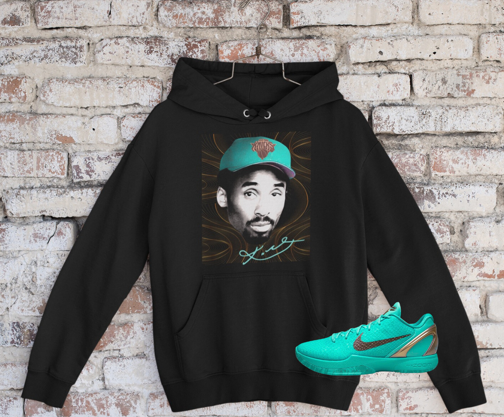 Knicks Kobe Head Hoodie, Matches Kobe Protro 6 Statue of Liberty Sneakers