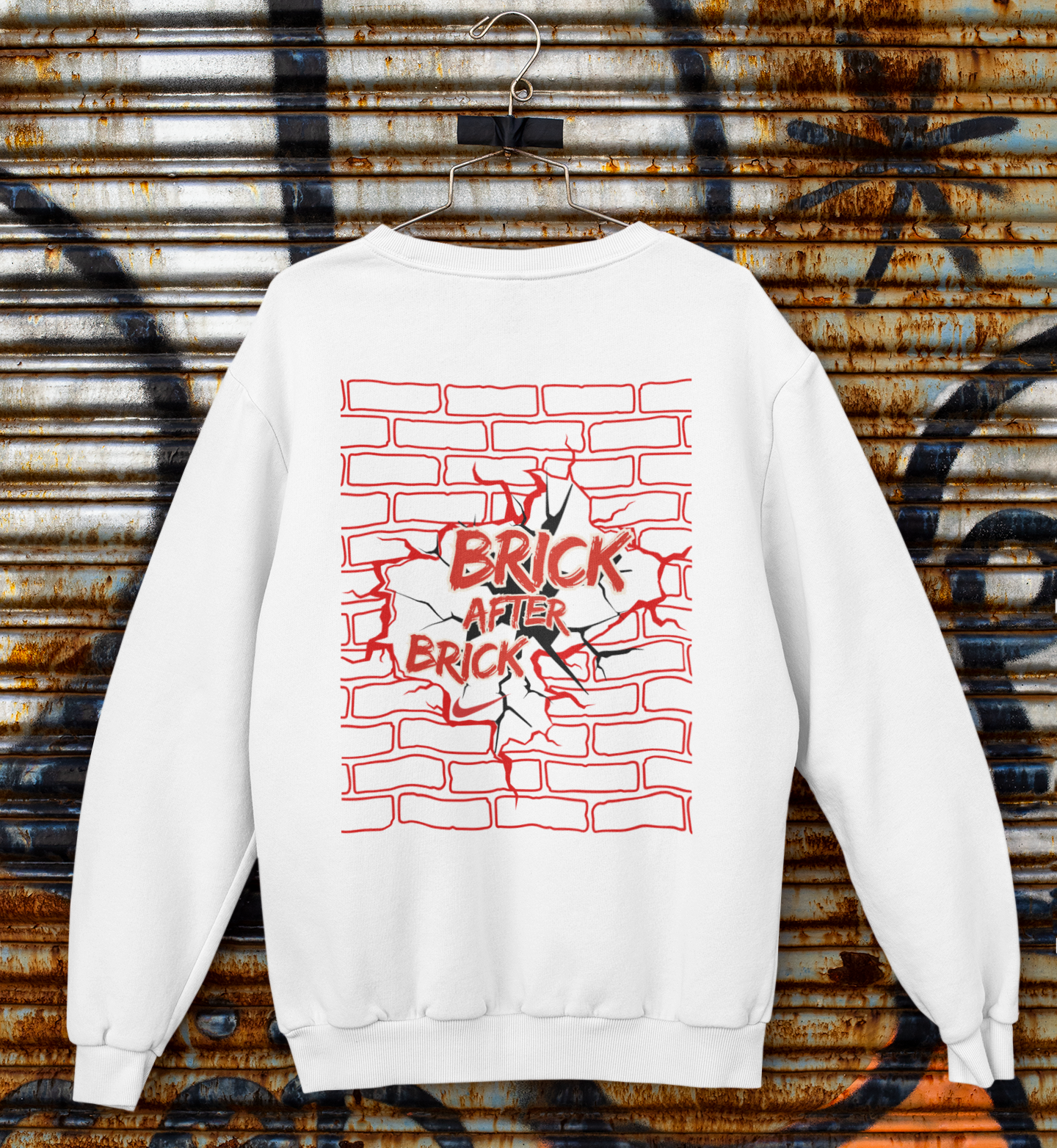 Bricks Shirt, Matches AJ 4 Nigel Brick After Brick Sneakers