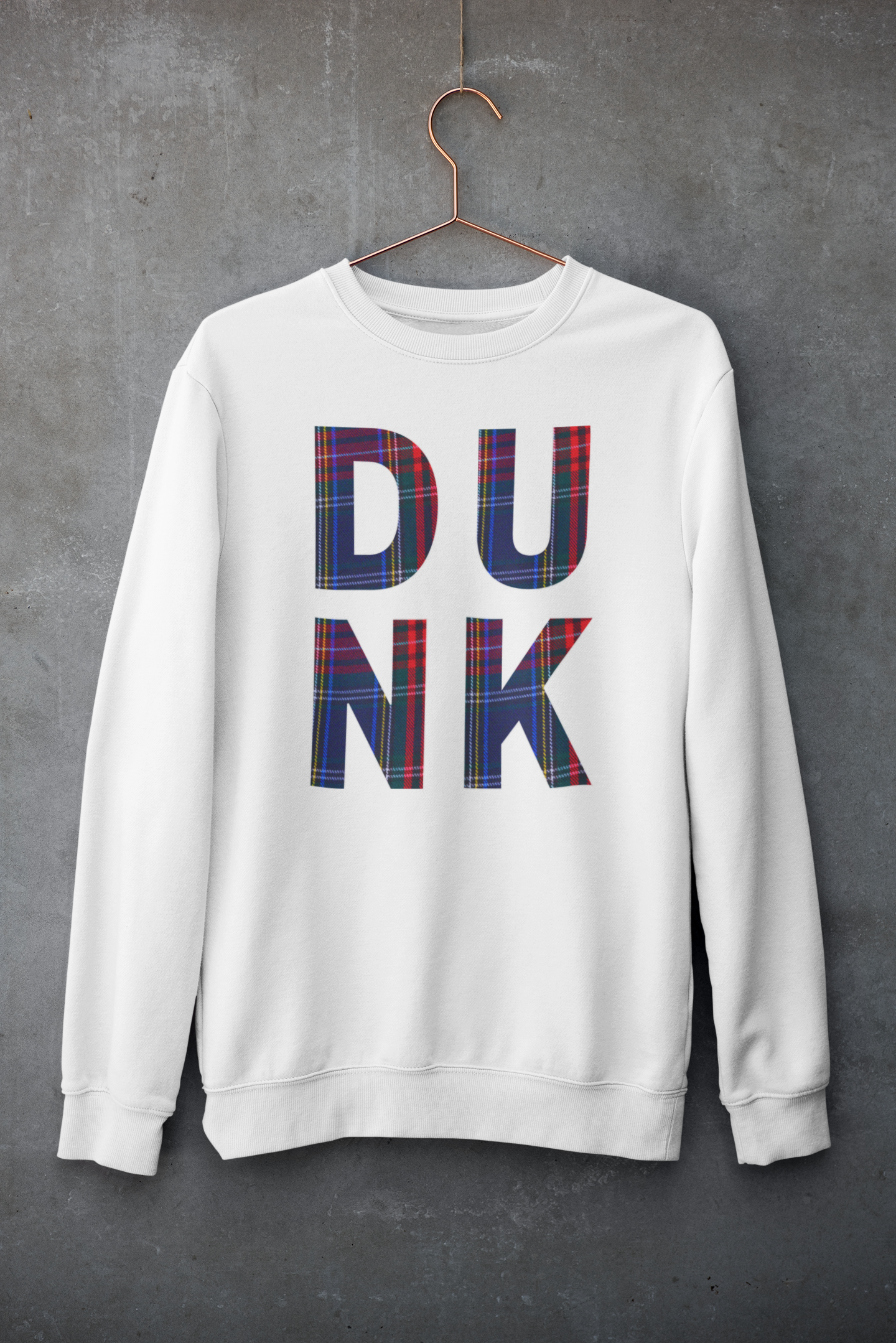 Plaid Graphic Hoodie, Matches Nardwuar's SB Dunk Plaid Sneakers