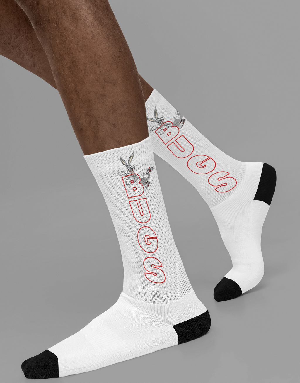 Bugs Socks, Matches Air 8's Bugs Bunny Sneakers