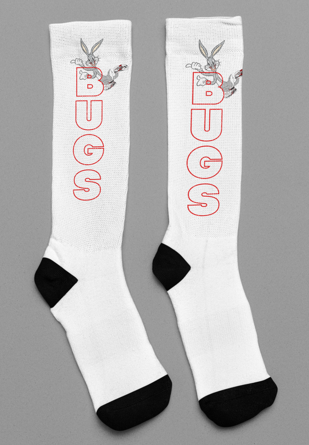 Bugs Socks, Matches Air 8's Bugs Bunny Sneakers