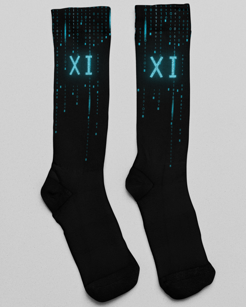 Gamma Eleven's Matrix Socks, Matches Air 11s Gamma Sneakers