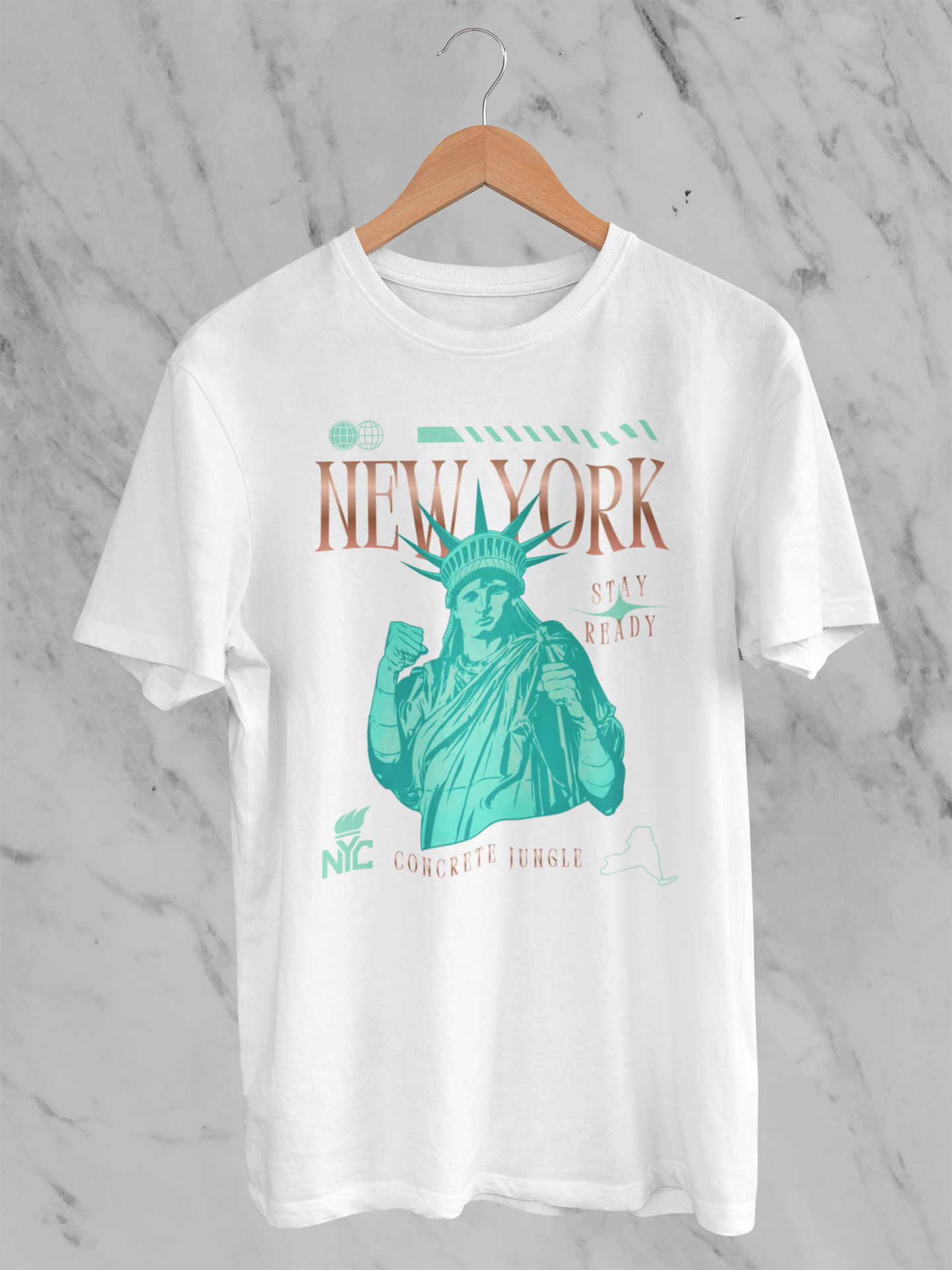 New York Hoodie, Matches Kobe 6 Protro Statue of Liberty Sneakers