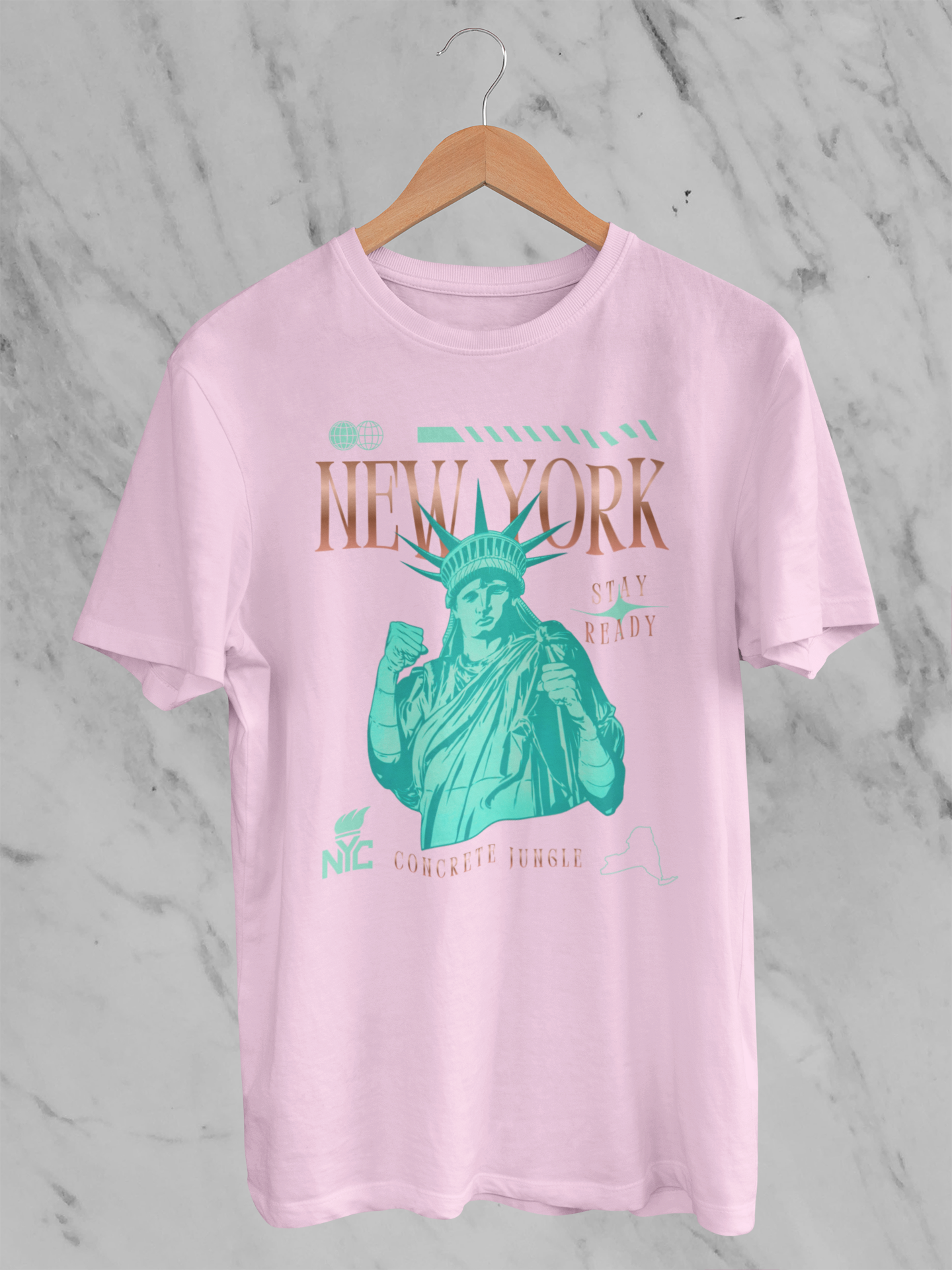 New York Hoodie, Matches Kobe 6 Protro Statue of Liberty Sneakers