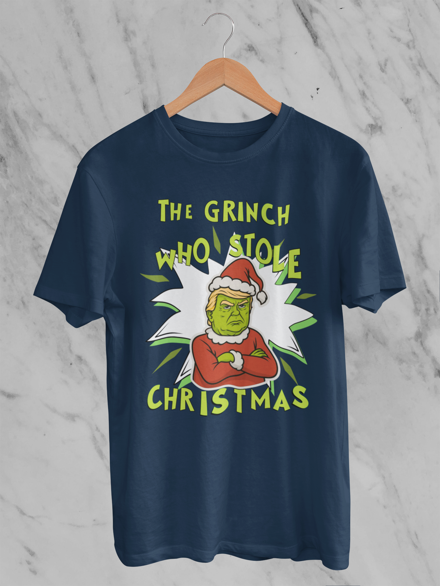 Trump Grinch Sweater, Funny Grinchmas Xmas Sweatshirt, Anti Trump Holiday Shirt, Ugly Christmas Sweater