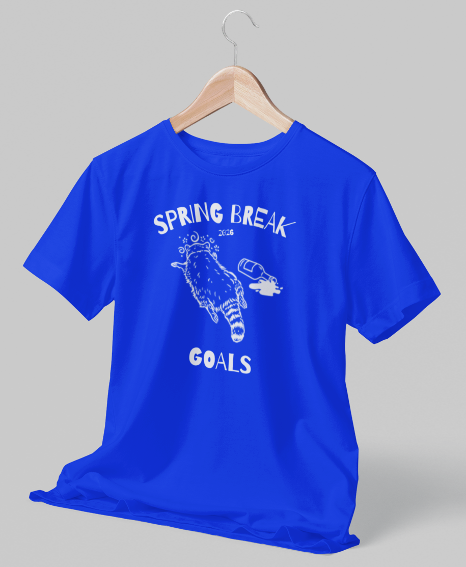 Funny Spring Break T-Shirt, Viral Drunk Raccoon Shirt