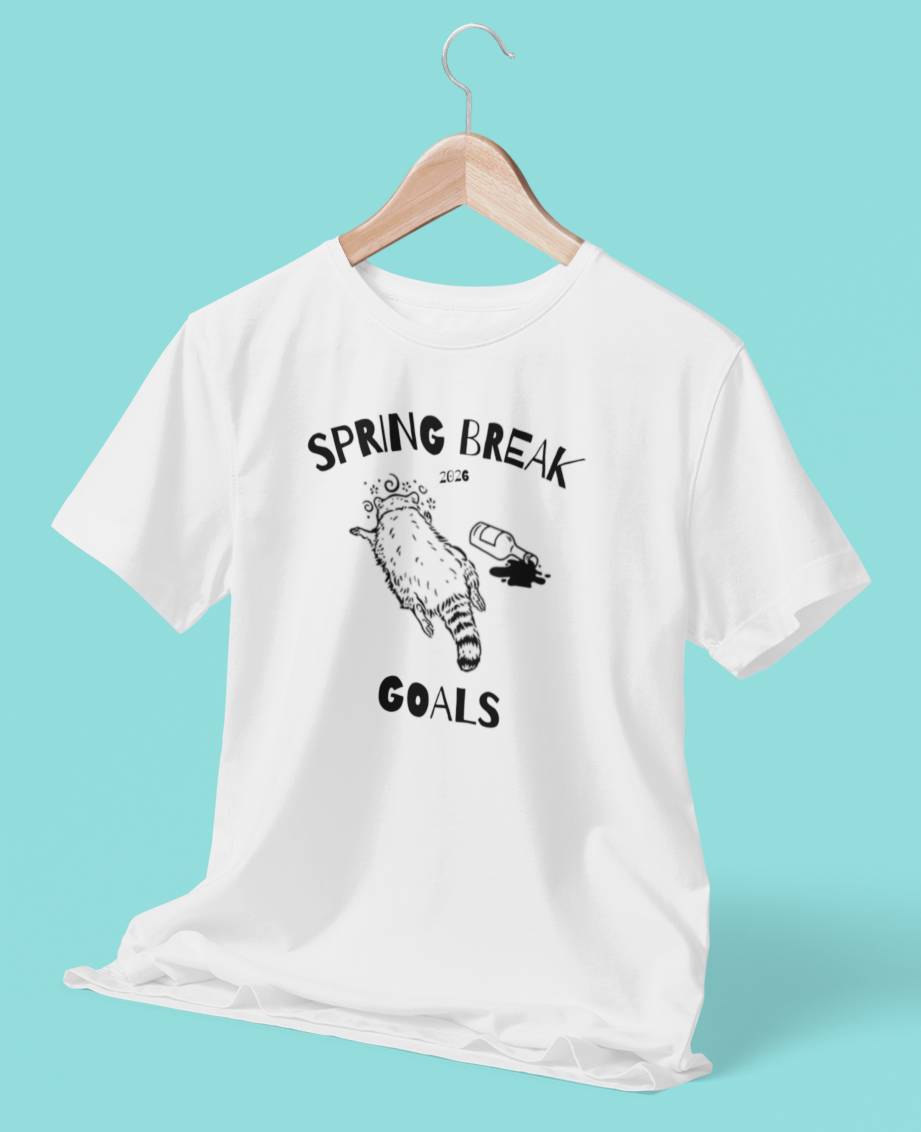 Funny Spring Break T-Shirt, Viral Drunk Raccoon Shirt