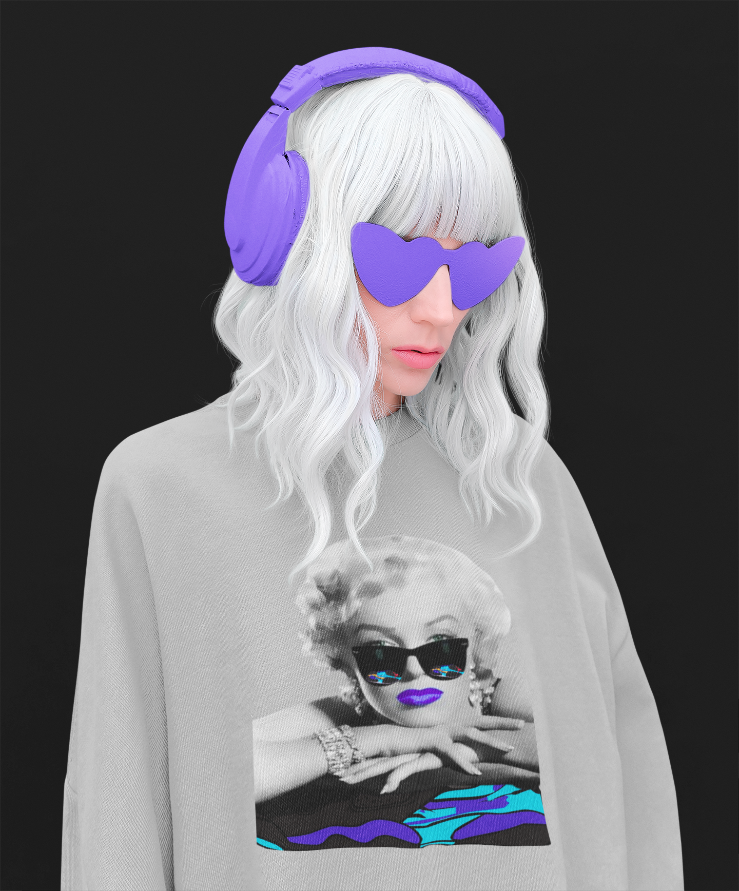 Aqua Marilyn Monroe Shirt, Matches Aqua 8 Sneakers