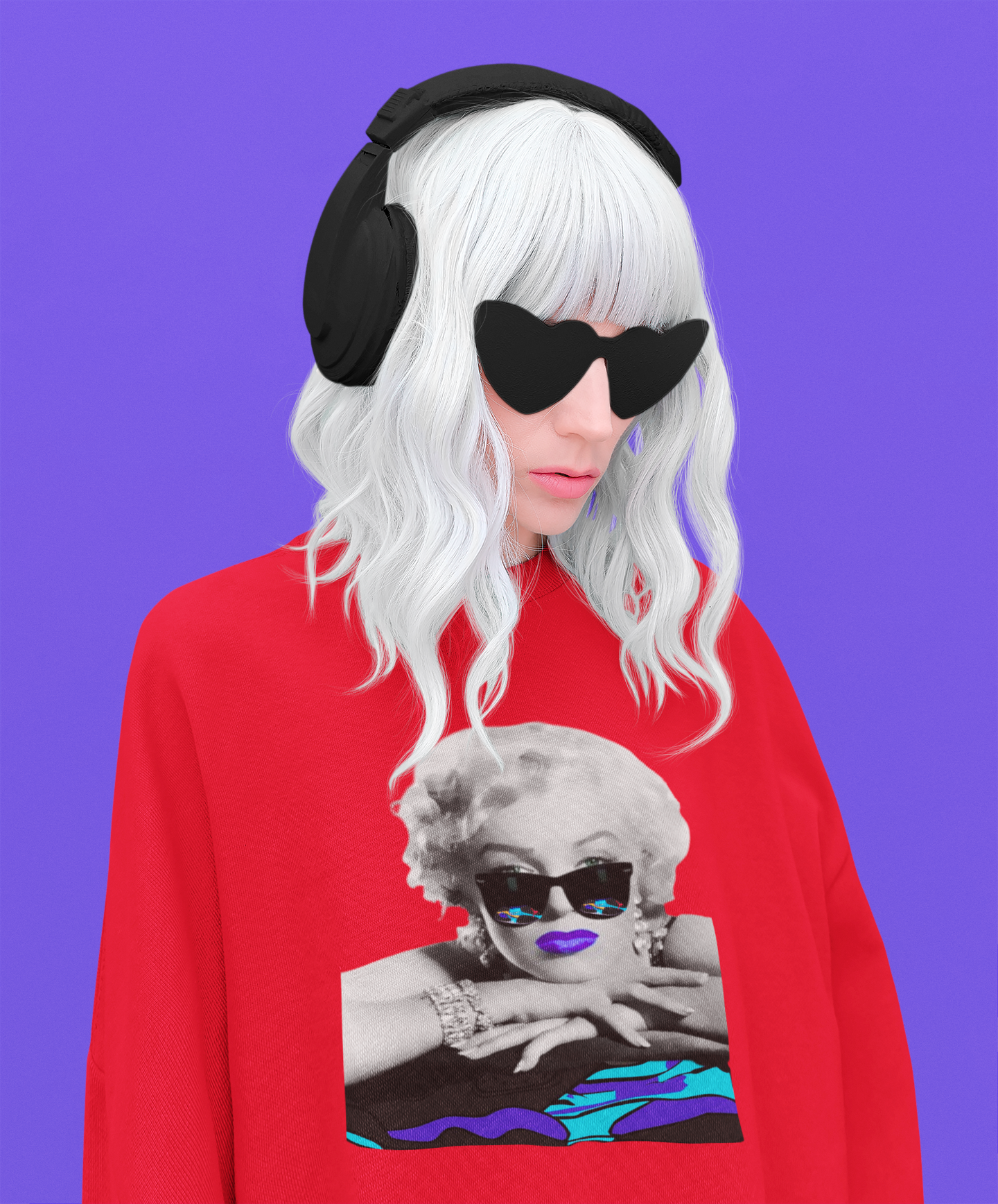 Aqua Marilyn Monroe Shirt, Matches Aqua 8 Sneakers