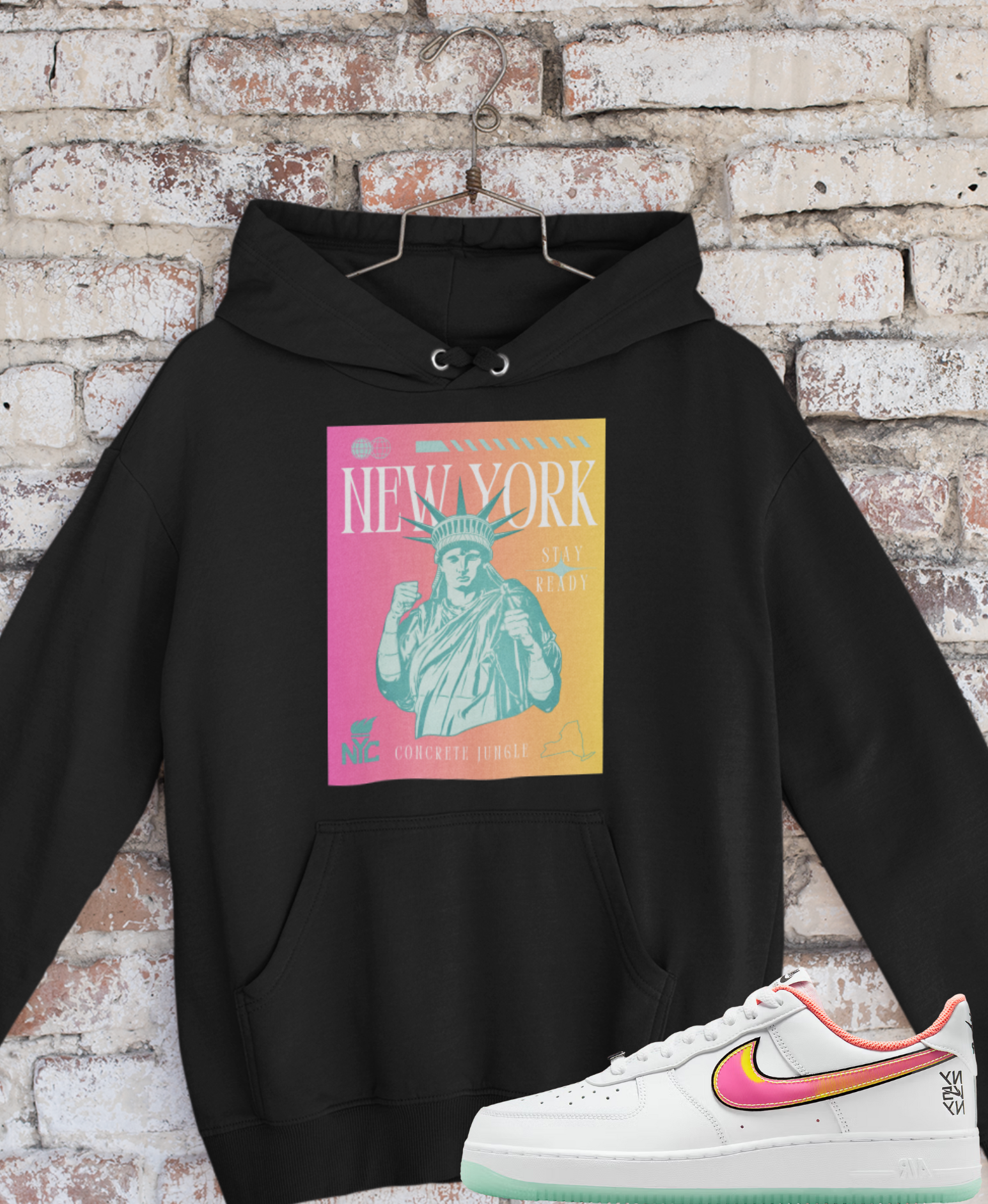 New York Shirt, Matches NY Uptown Sneakers