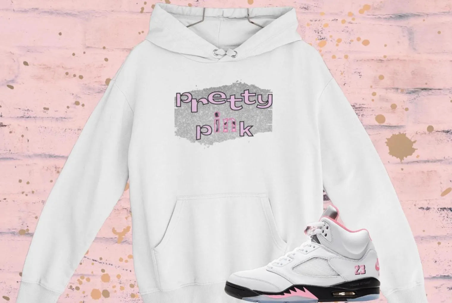 Air 5s Pink Hoodie: Matches Air 5's 35th Anniversary Sneakers