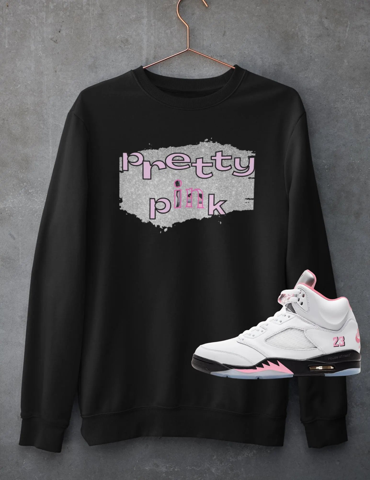 Air 5s Pink Hoodie: Matches Air 5's 35th Anniversary Sneakers