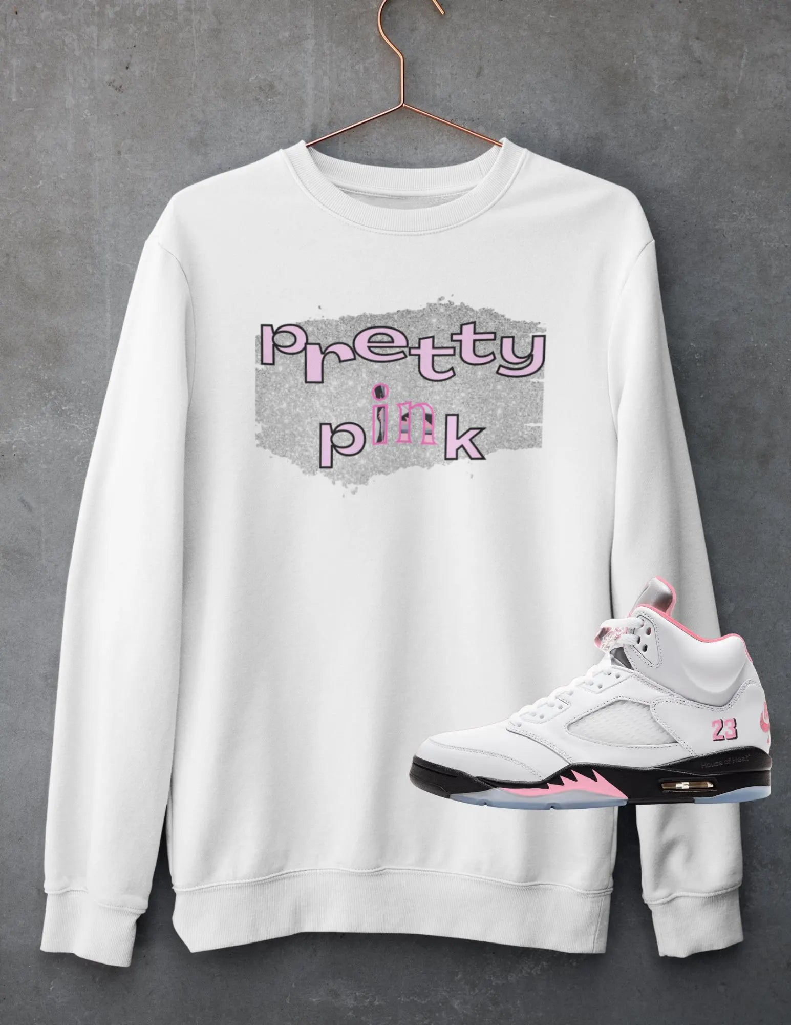 Air 5s Pink Hoodie: Matches Air 5's 35th Anniversary Sneakers