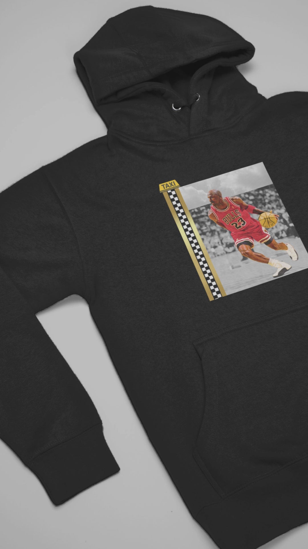 Michael Jordan Fan Art Hoodie, Matches Air 12s Taxi Sneakers, Sneaker Match Shirt, Retro Taxis Sweatshirt