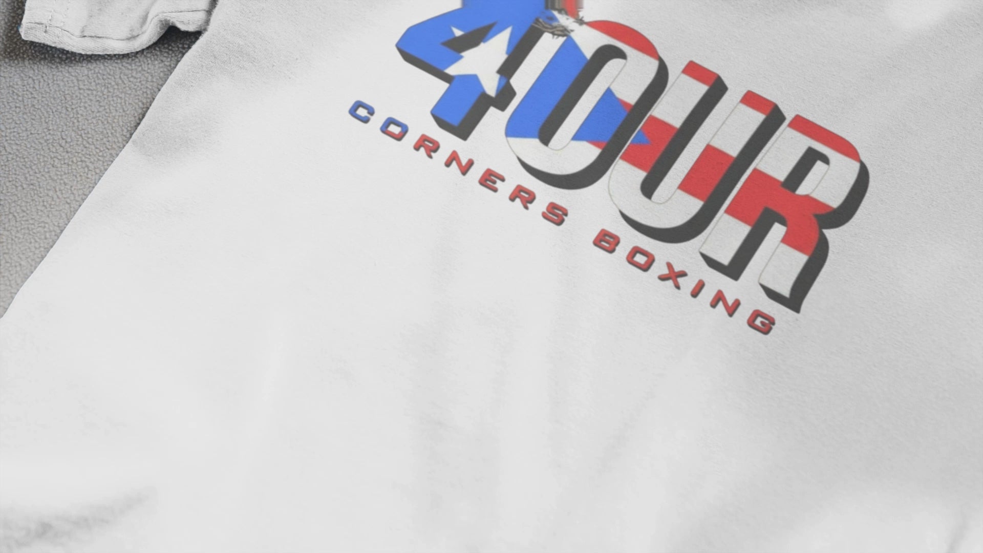 4 Corners Boxing Puerto Rican Flag T-Shirt