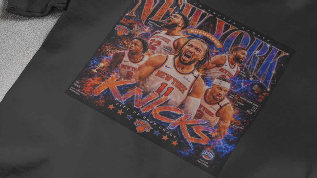 Knickerbockers Starting Five Graphic Tee, New York Knicks 2026 Championship Shirt