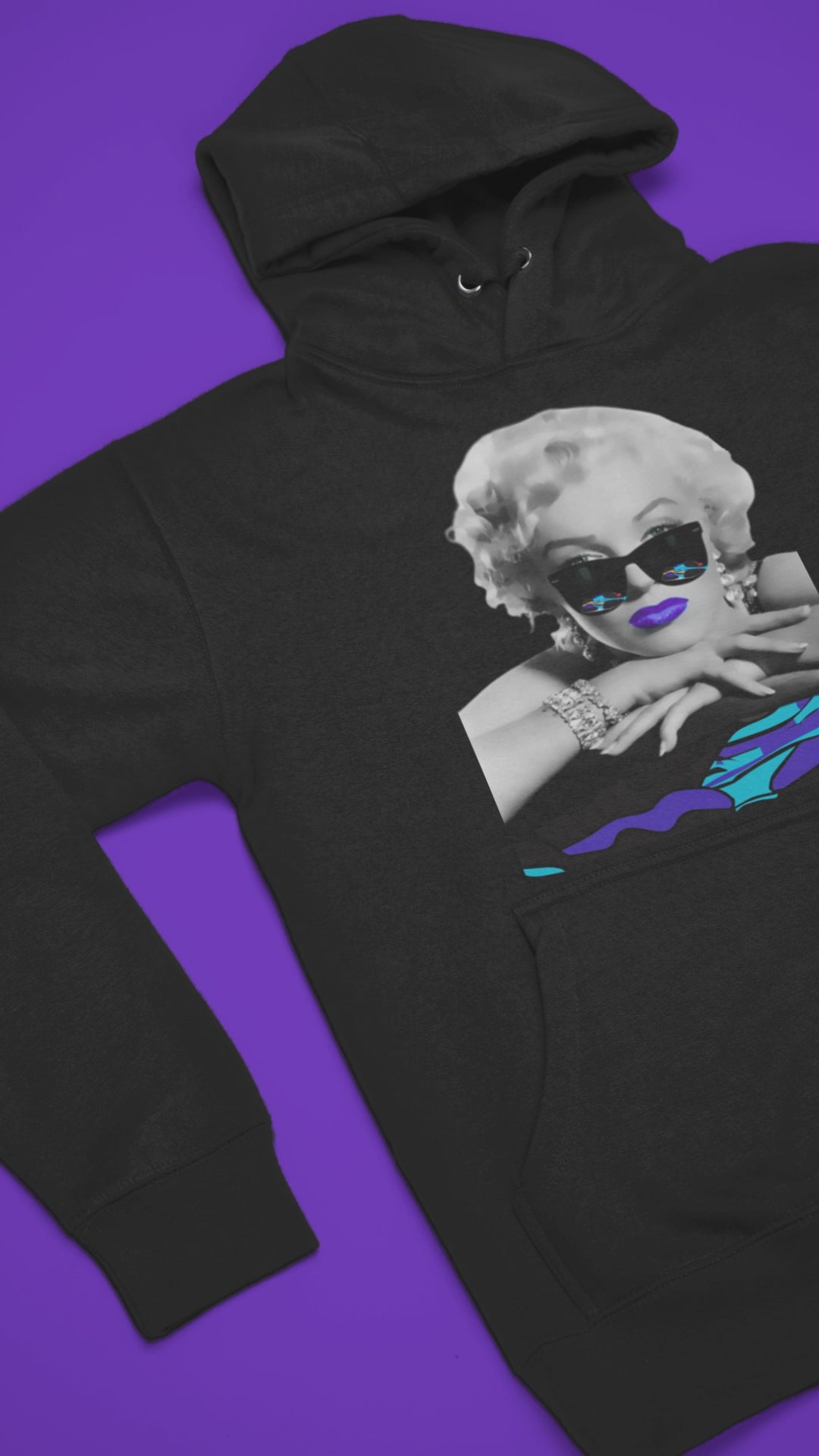 Aqua Marilyn Monroe Shirt, Matches Aqua 8 Sneakers