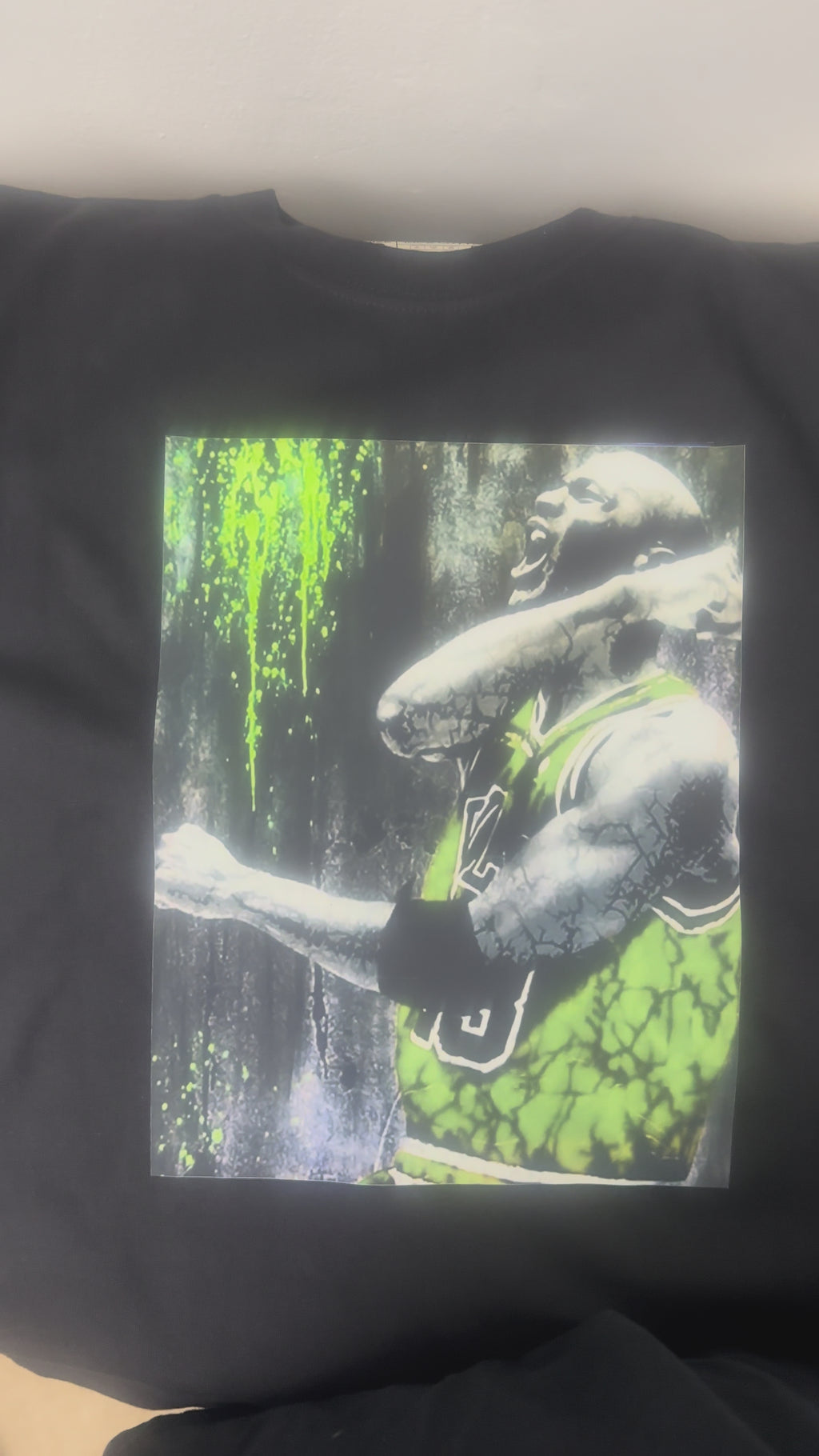 Glow in the dark Air 11's Hoodie, Matches Air 11's Inner Beast Sneakers, Michael Jordan Fan Art Shirt, Inner Beast Sweatshirt